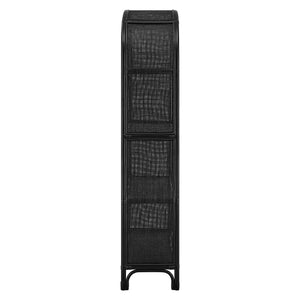 Celeste 67 Inch Tall Arched Natural Rattan Bookshelf by Modway