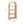 Celeste 67 Inch Tall Arched Natural Rattan Bookshelf by Modway