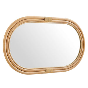 Corsica Oval Rattan Wall Mirror by Modway