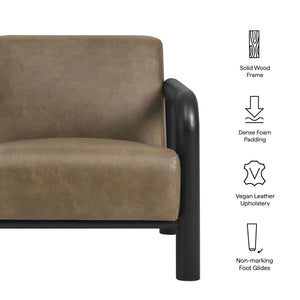 Sereno Vegan Leather Accent Chair by Modway