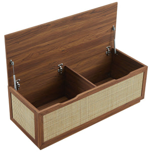 Soma 47" Rattan Storage Bench by Modway