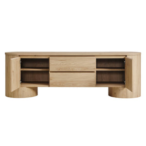 Duval 71 Inch Oval TV Cabinet by Modway
