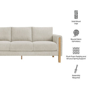 Hawken Boucle Fabric Sofa by Modway