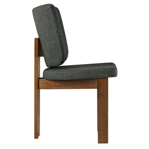 Alba Armless Upholstered Dining Chairs Set of 2