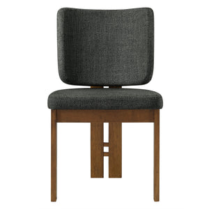 Alba Armless Upholstered Dining Chairs Set of 2