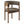 Clea Curved Upholstered Dining Chairs Set of 2