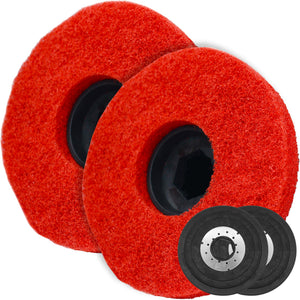 Buffing Pad Brush for TMOP18e Electric Floor Scrubber 2 Pack - TRAPSKI