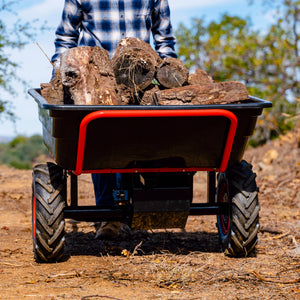 Heavy Duty Electric Utility Cart 40V Battery-Powered Wheelbarrow 660-lb. Bucket Capacity - TRAPSKI