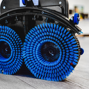 Electric Floor Scrubber Cleaner with 18” Power Mop Brushes Cordless 36V Battery Powered - TRAPSKI