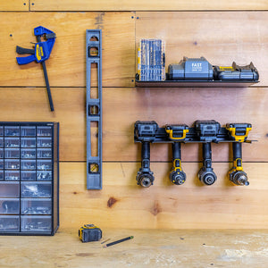 E-Drill Power Tool Organizer with Shelf