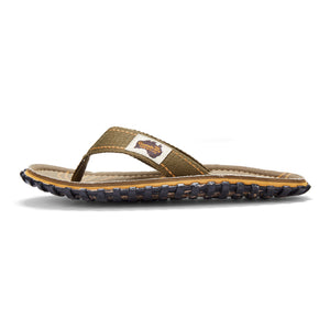 Islander Flip-Flops - Men's - Palm Leaf Khaki