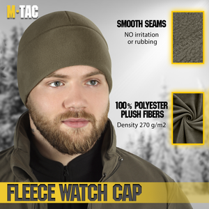 M-Tac Watch Cap Fleece with Slimtex (320 g/m2)