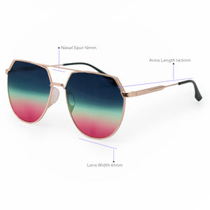 Farrah - Pride Tangle Free Aviator Sunglasses
