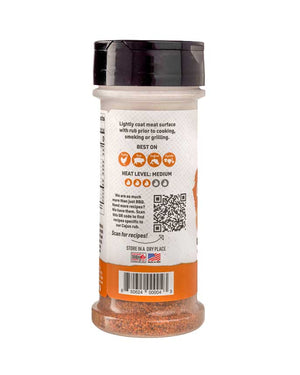 Cajun Gluten Free Keto Friendly Natural BBQ Rub 4 oz | Pack of 6