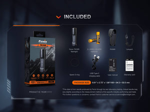 Fenix TK35R Rechargeable High-Performance Tactical Flashlight