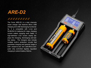 Fenix ARE-D2 Dual Channel Smart Battery Charger - TRAPSKI