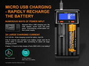 Fenix ARE-D2 Dual Channel Smart Battery Charger - TRAPSKI