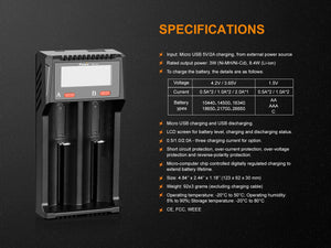 Fenix ARE-D2 Dual Channel Smart Battery Charger - TRAPSKI