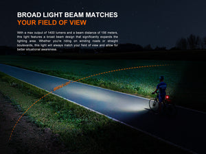 Fenix BC22R High-Performance Road Bike Light - TRAPSKI
