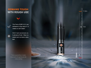 Fenix E28R V2 Rechargeable EDC Flashlight - TRAPSKI