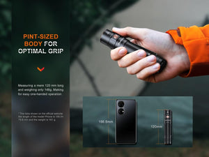 Fenix E35R High-Performance Rechargeable LED Flashlight - TRAPSKI
