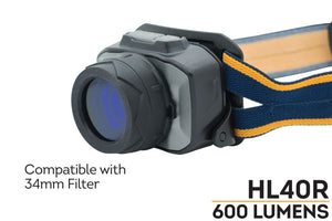 Fenix HL40R Focusable USB Rechargeable LED Headlamp - TRAPSKI