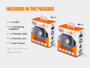Fenix HL40R Focusable USB Rechargeable LED Headlamp - TRAPSKI