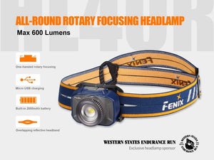 Fenix HL40R Focusable USB Rechargeable LED Headlamp - TRAPSKI