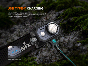 Fenix HL45R Rechargeable Focusing Gesture-Sensing Headlamp - TRAPSKI