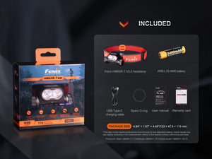 Fenix HM65R-T V2 Rechargeable Lightweight Trail Running Headlamp - TRAPSKI