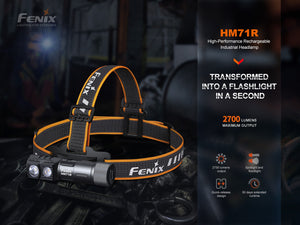 Fenix HM71R Rechargeable Industrial LED Headlamp - TRAPSKI
