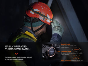 Fenix HM71R Rechargeable Industrial LED Headlamp - TRAPSKI