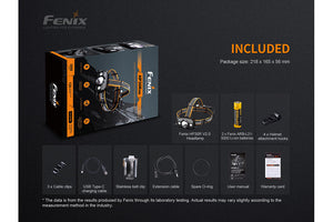 Fenix HP30R V2.0 LED Headlamp - 3000 Lumens - TRAPSKI