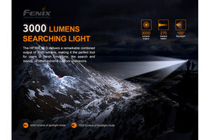 Fenix HP30R V2.0 LED Headlamp - 3000 Lumens - TRAPSKI