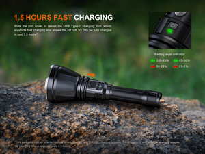 Fenix HT18R V2 Long-Range Hunting Flashlight - TRAPSKI