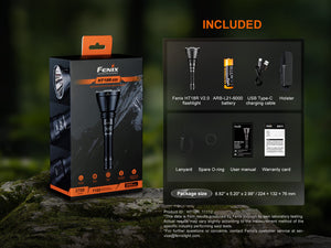 Fenix HT18R V2 Long-Range Hunting Flashlight - TRAPSKI