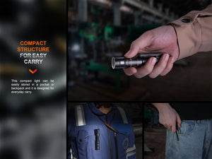 Fenix LD12R Dual Light Flashlight - 600 Lumens - TRAPSKI