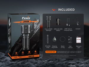 Fenix LR60R Rotary Switch Rechargeable Searchlight - 21000 Lumens - TRAPSKI