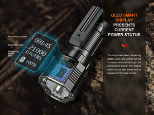 Fenix LR60R Rotary Switch Rechargeable Searchlight - 21000 Lumens - TRAPSKI