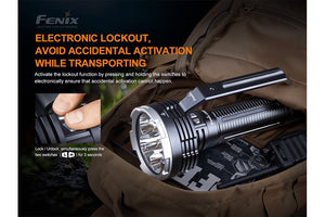 Fenix LR80R Rechargeable LED Searchlight - 18000 Lumens - TRAPSKI