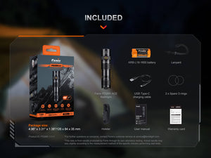 Fenix PD26R ACE Multi-Mode Compact Tactical Flashlight - TRAPSKI