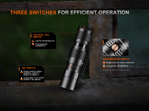 Fenix PD26R ACE Multi-Mode Compact Tactical Flashlight - TRAPSKI