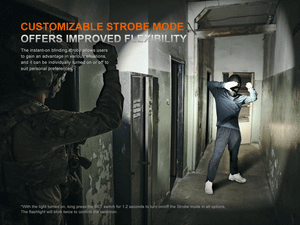 Fenix PD35R ACE Multi-mode Tactical Flashlight + FREE CL01 Mini Lantern