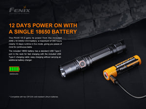 Fenix PD35 V3.0 Everyday Carry Flashlight - 1700 Lumens - TRAPSKI