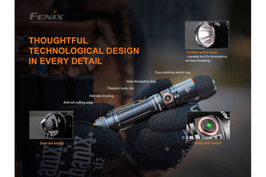 Fenix PD35 V3.0 Everyday Carry Flashlight - 1700 Lumens - TRAPSKI