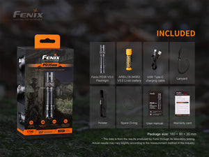 Fenix PD35 V3.0 Everyday Carry Flashlight - 1700 Lumens - TRAPSKI