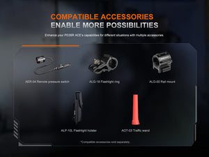 Fenix PD36R ACE Customizable Multi-Mode Flashlight - TRAPSKI