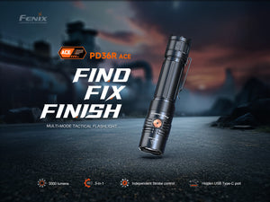Fenix PD36R ACE Customizable Multi-Mode Flashlight - TRAPSKI