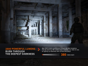 Fenix PD36R Pro 2800 Lumen Flashlight - TRAPSKI