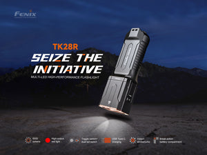 Fenix TK28R Multi-LED High-Performance Flashlight - 6500 Lumens - TRAPSKI